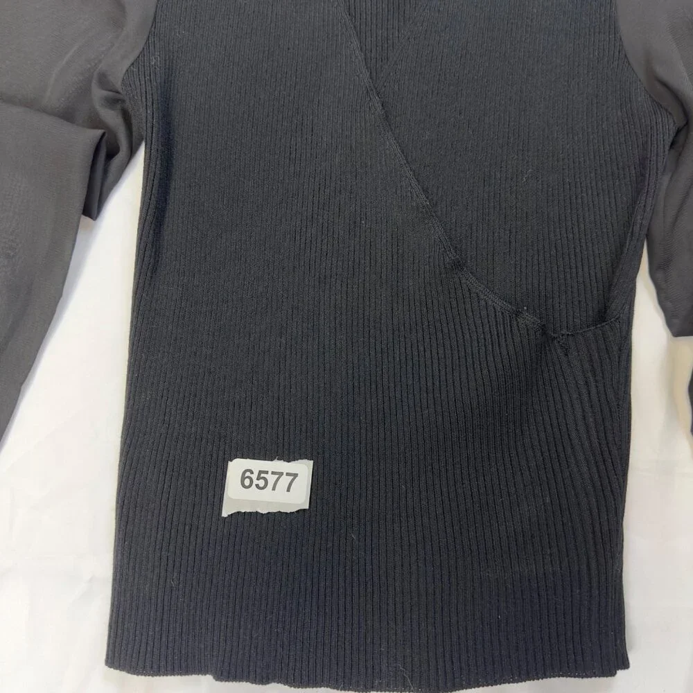 active usa small nwt black shear sleeves - Picture 4 of 6